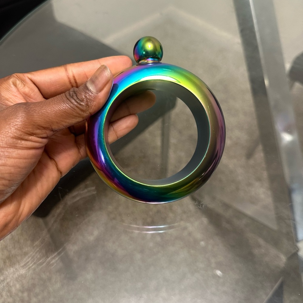 SNEAK IN SHOTS RAINBOW FLASK BRACELET